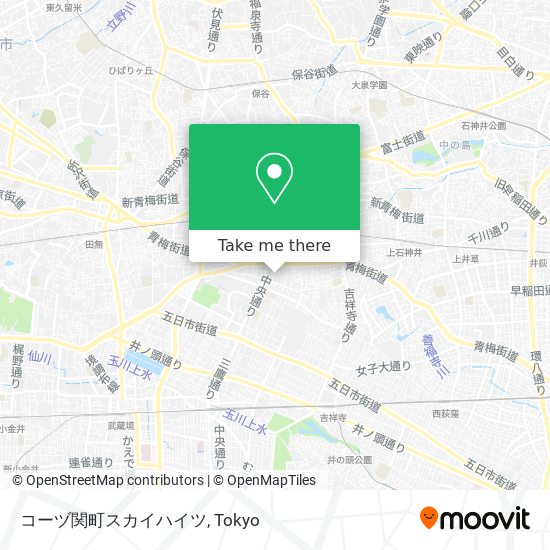 コーヅ関町スカイハイツ map