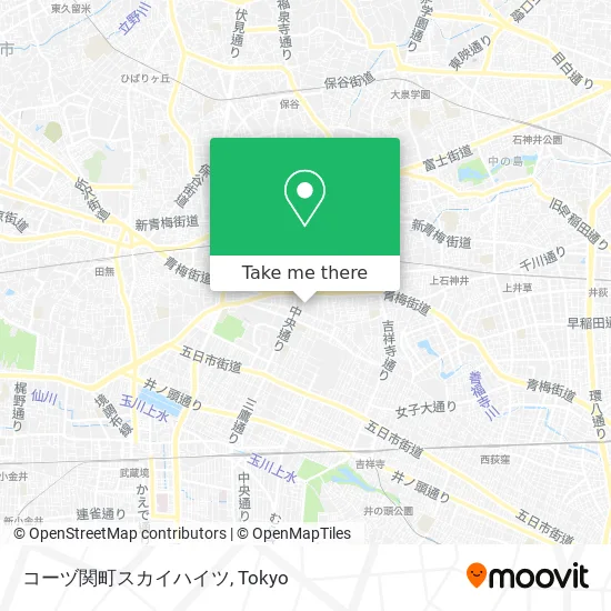 コーヅ関町スカイハイツ map