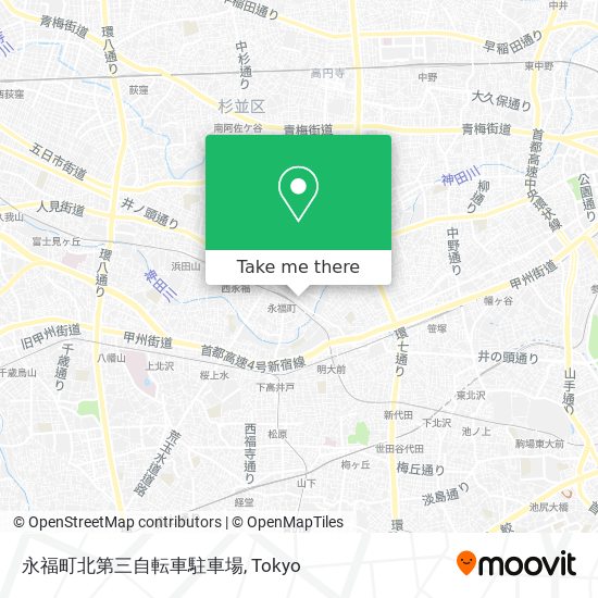 永福町北第三自転車駐車場 map