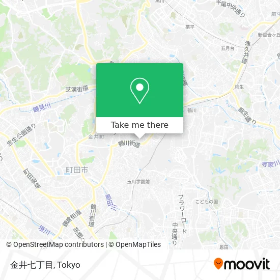 金井七丁目 map
