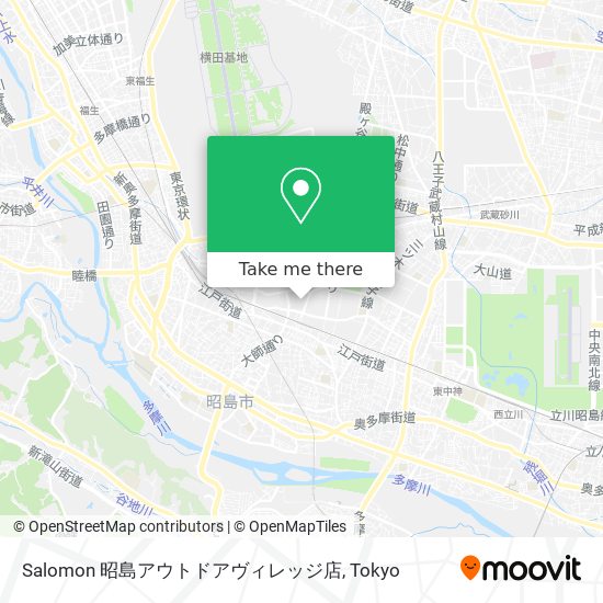 Salomon 昭島アウトドアヴィレッジ店 map