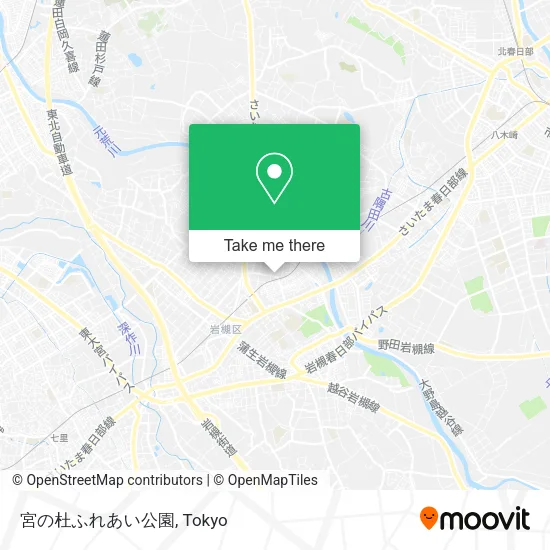 宮の杜ふれあい公園 map