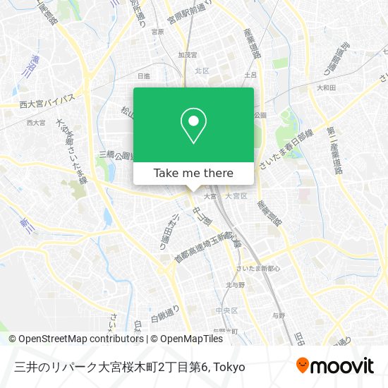 三井のリパーク大宮桜木町2丁目第6 map