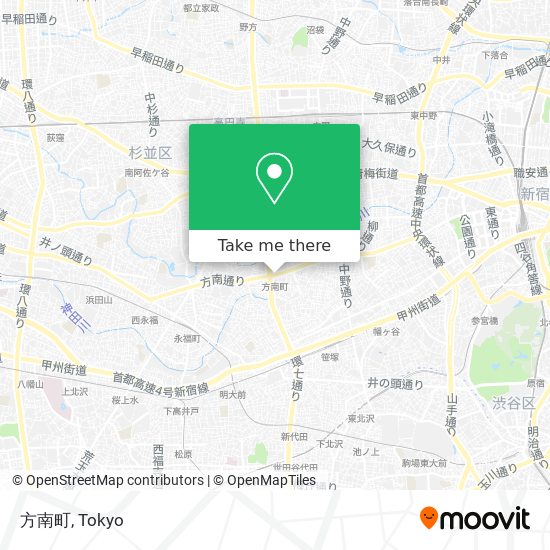 方南町 map