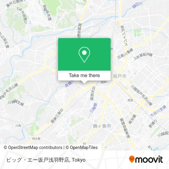 ビッグ・エー坂戸浅羽野店 map