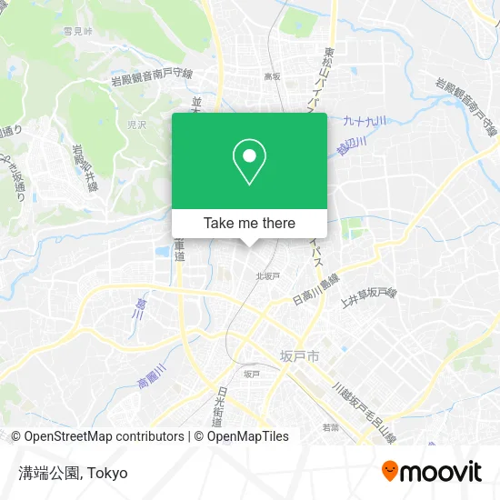 溝端公園 map