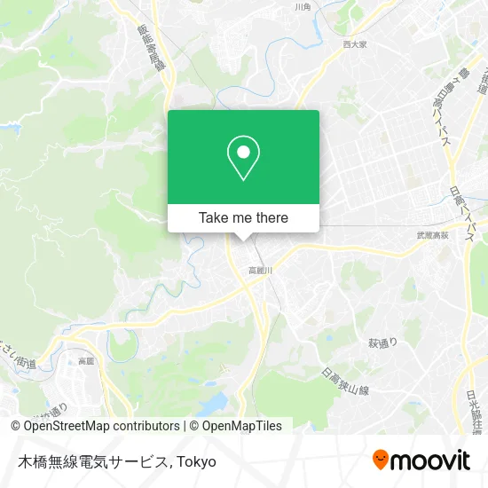 木橋無線電気サービス map