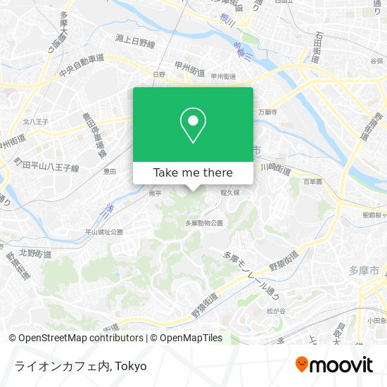 ライオンカフェ内 map