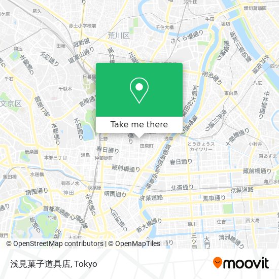 浅見菓子道具店 map
