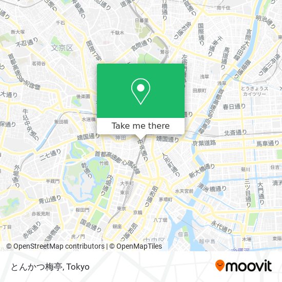 とんかつ梅亭 map