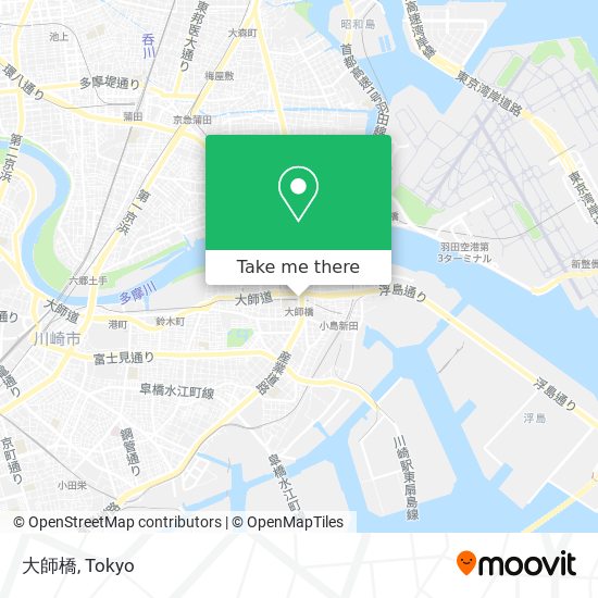 大師橋 map