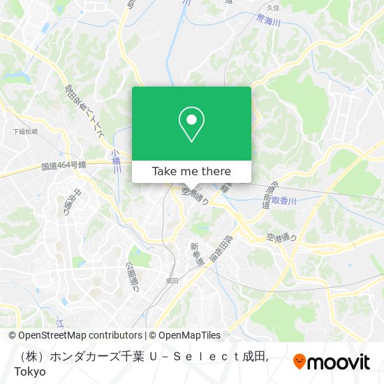 （株）ホンダカーズ千葉 Ｕ－Ｓｅｌｅｃｔ成田 map