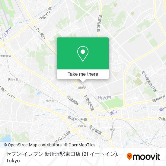 セブン-イレブン 新所沢駅東口店 (2f イートイン) map