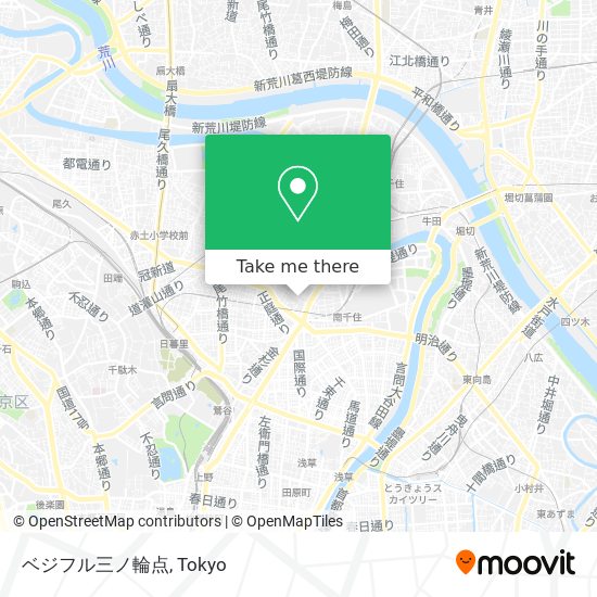 ベジフル三ノ輪点 map