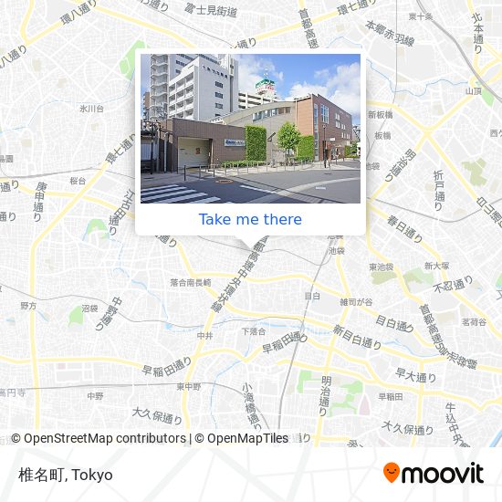 椎名町 map