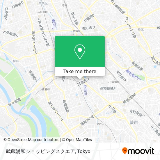 武蔵浦和ショッピングスクエア map