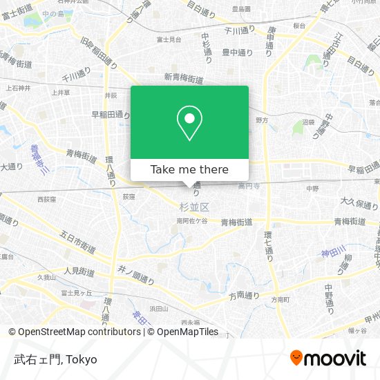 武右ェ門 map