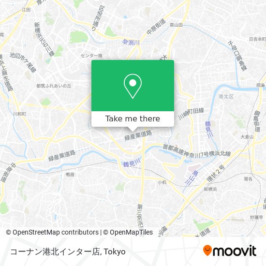 コーナン港北インター店 map