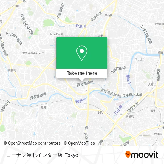 コーナン港北インター店 map
