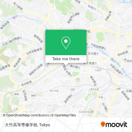 大竹高等専修学校 map