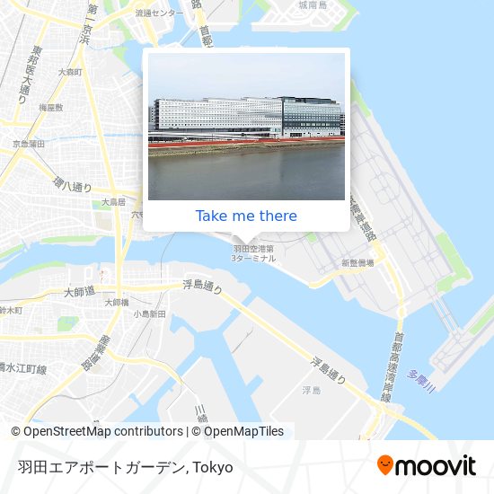 羽田エアポートガーデン map