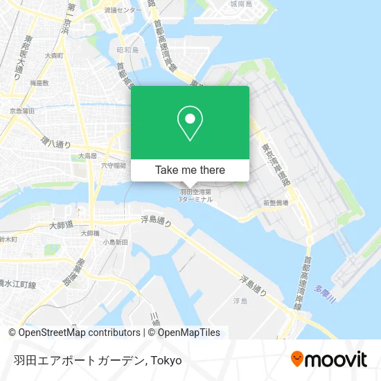 羽田エアポートガーデン map