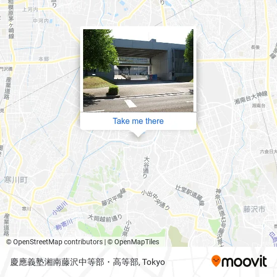 慶應義塾湘南藤沢中等部・高等部 map