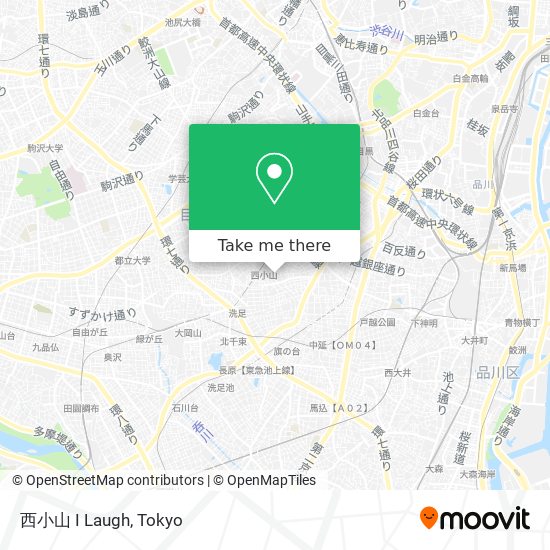 西小山 I Laugh map