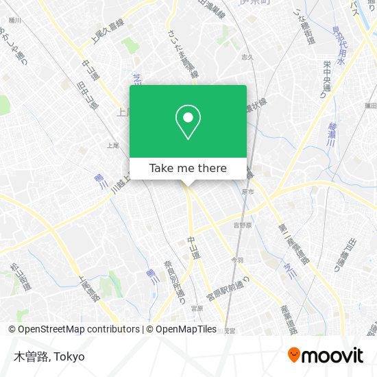 木曽路 map