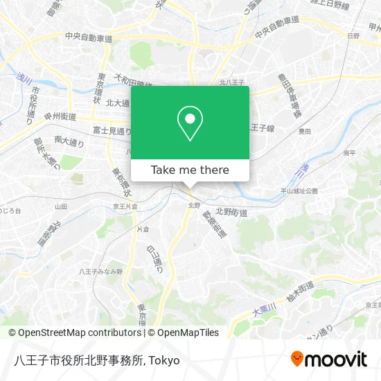 八王子市役所北野事務所 map