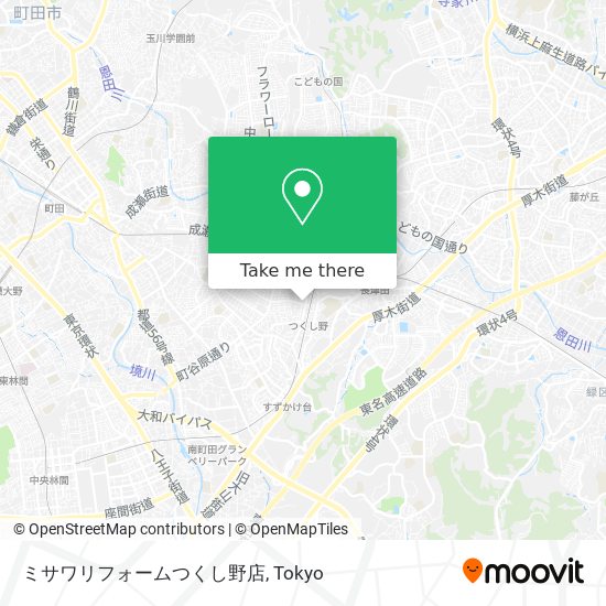 ミサワリフォームつくし野店 map