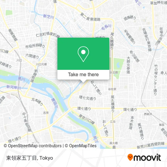 東領家五丁目 map