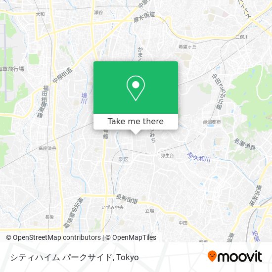 シティハイム パークサイド map