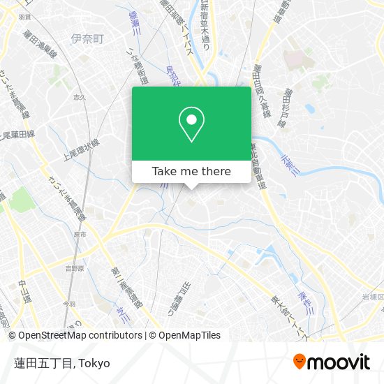 蓮田五丁目 map
