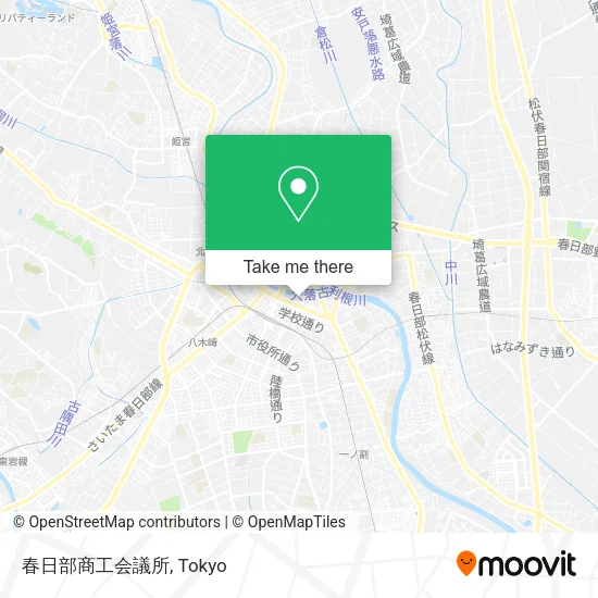 春日部商工会議所 map