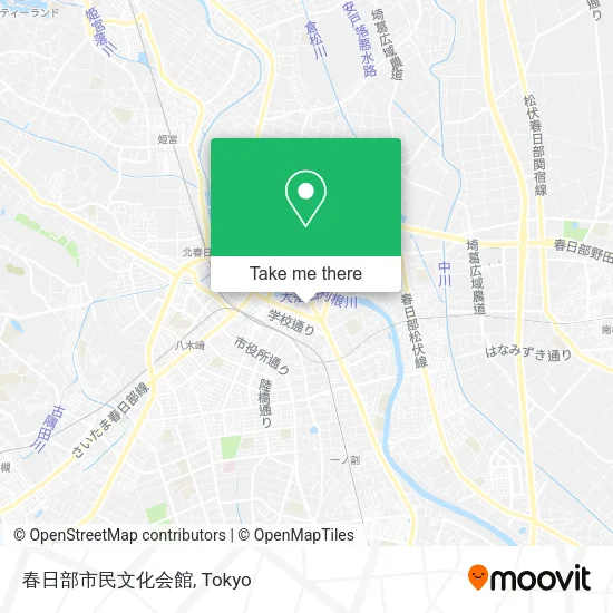 春日部市民文化会館 map