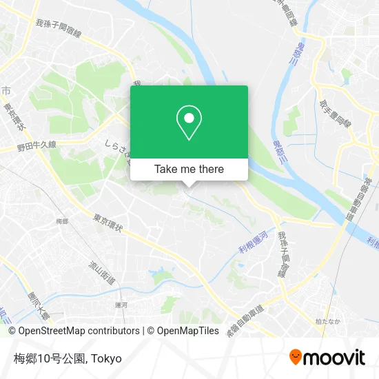梅郷10号公園 map