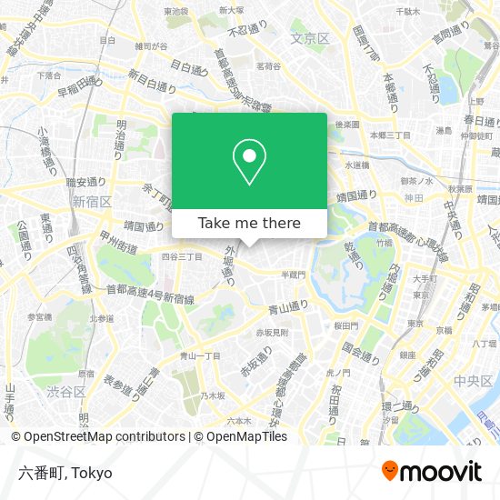 六番町 map