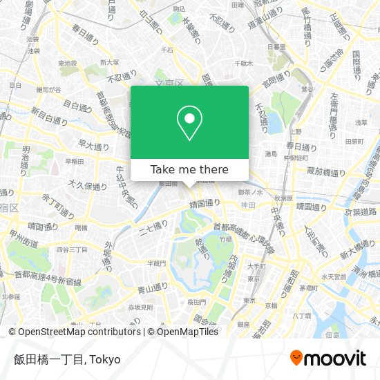 飯田橋一丁目 map