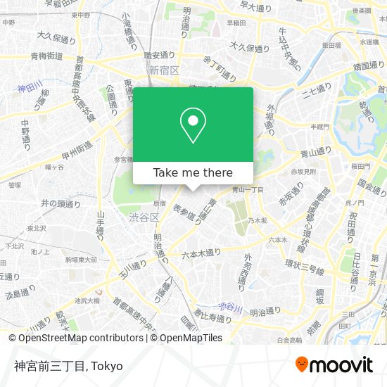 神宮前三丁目 map