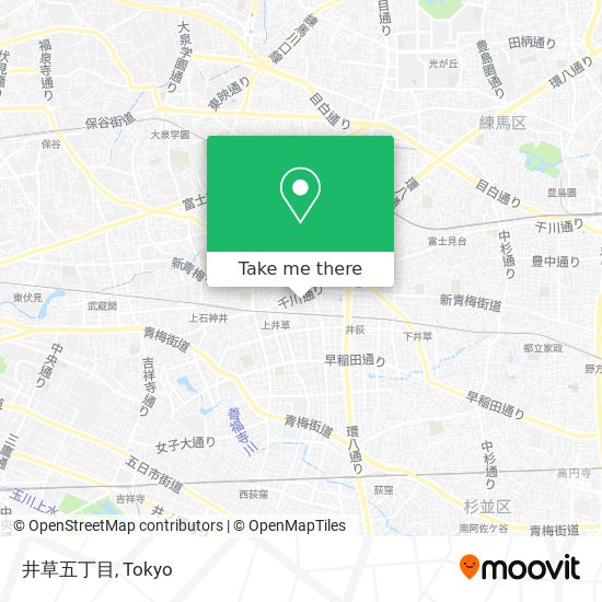 井草五丁目 map