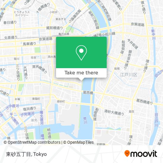 東砂五丁目 map