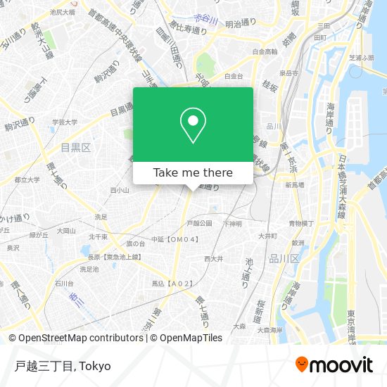戸越三丁目 map