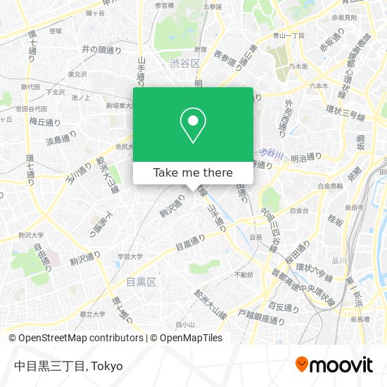 中目黒三丁目 map