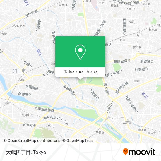 大蔵四丁目 map