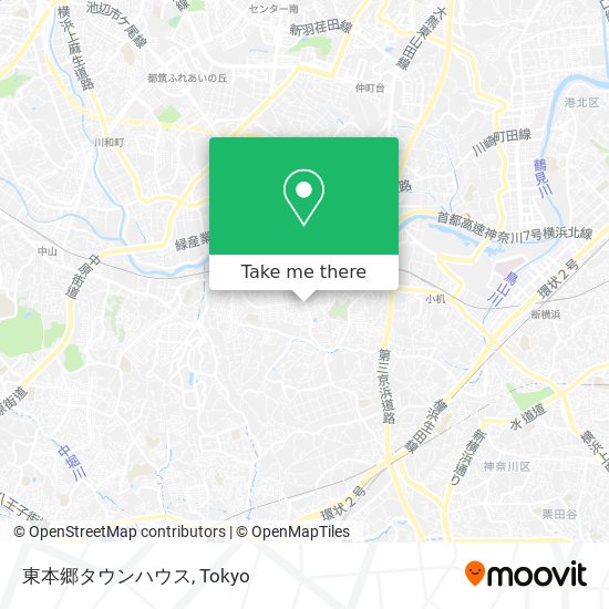 東本郷タウンハウス map