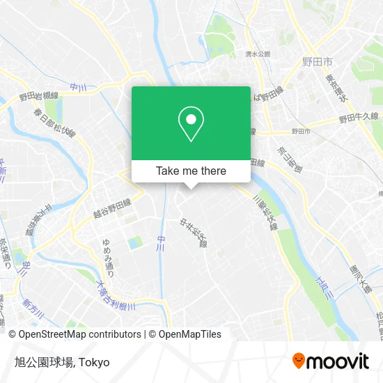 旭公園球場 map
