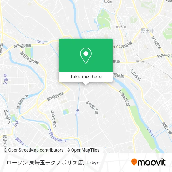 ローソン 東埼玉テクノポリス店 map