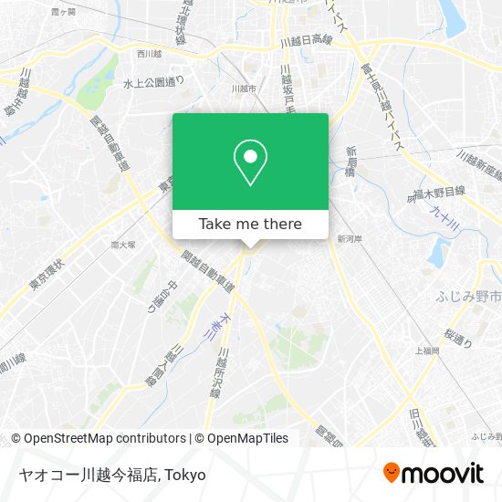 ヤオコー川越今福店 map