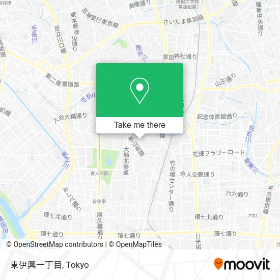 東伊興一丁目 map